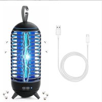 Anti-moustiques Lampe - AQSACOKIYA - Rechargeable Anti Mouche UV avec lumière LED Portable pour Extérieur Interieur Voyage