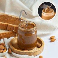 2 PièCes Agitateur de Beurre CacahuèTe, MéLangeur Noix CacahuèTe en Acier Inoxydable Remuant la Confiture L'Outil