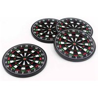 -Board Lot de 4 Dessous de Verre Uniques pour , la Cuisine, le Bureau, la FêTe de Mariage, Tapis à BièRe AntidéRapant et Amusant