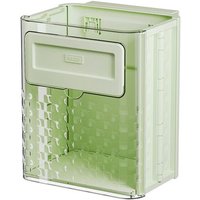 Poubelle Murale de Cuisine Pliable et Suspendue, Domestique Grande Valeur, Suspendue D'Armoire, Vert Clair