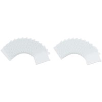 25 PièCes ÉGoutter Attrape-Cheveux Douche Jetable ÉGoutter Attrape-Cheveux Autocollants en pour Salle de Bain (6 Pouces Carré RéGulier)