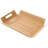 Plateau à Pain Organisateur de Rangement Plateau de Service en Bois Assiette à Thé en Bois Assiette à Nourriture Assiette Assiette DîNer Gâteau Aux