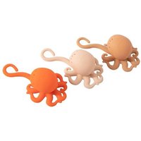 3 PièCes ThéIèRe en Silicone Octopus, Sachet de Thé CréAtif au Poulpe, Ensemble de Thé en Silicone pour Animaux, NéCessitéS Quotidiennes