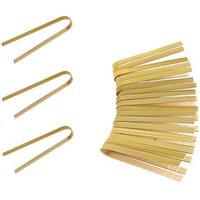 20 PièCes Pinces en Bois de Bambou Ustensiles de Cuisine Mini Pinces en Bambou Pinces à Pain Grillé Naturel pour la Cuisine