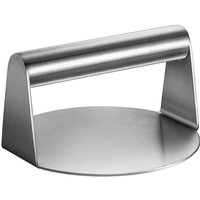 Presse à Hamburger en Acier Inoxydable Presse à Hamburger Ronde Smash avec PoignéE pour la Cuisson au Gril à Dessus Plat, Accessoires de Grille