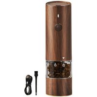 Moulin à Sel et Poivre Électrique avec Chargeur USB, Broyeur Automatique, Adapté Aux Cuisines Restaurants,A