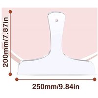 3 PièCes Planche à DéCouper PoignéE Gabarit Charcuterie Gabarit Acrylique PoignéE Routeur Gabarit Coudé Curvy TraçAge Pochoirs