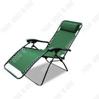 Td® Lit Pliant Recliner Pratique Lit Pliant Chaise De Déjeuner 176*67*110cm Plage Pause Déjeuner Lit Pliant Lit D'accompagnement