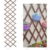Td Treillis De Jardin 82x26 Cm Pour Plantes Décoration De Jardin Extérieur Étendre Ou Raccourcir Le Support Pour Plantes Grimpantes