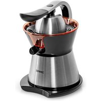 Duronic JE304 Presse-agrumes de 300W Capacité de 400 ml Filtre réglable pour la Pulpe Poignée en aluminium Idéal pour Jus d'Agrumes Oranges Citrons