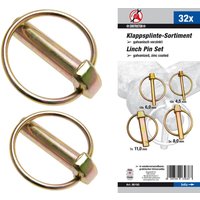 32 GOUPILLES CLIPS AGRICOLES ATTELAGE REMORQUE ASSORTIES