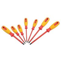 JEU DE 7 TOURNEVIS ISOLES GS VDE 1000 VOLTS