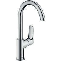 Mitigeur de lavabo bec haut Hansgrohe Logis 210 orientable 120° sans tirette et sans vidage