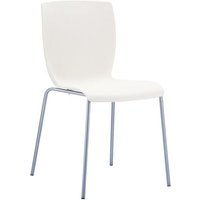 Chaise Salle À Manger Et Assise En Plastique Crème