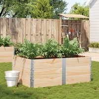 Vidaxl Jardinière 150x100 Cm Bois De Pin Massif