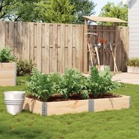 Vidaxl Jardinière 150x100 Cm Bois De Pin Massif