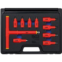 COFFRET 10 OUTILS ISOLES 1000V VDE DOUILLES 6 PANS MALE CARRE 3/8