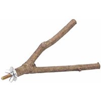 Bricolage Perchoirs Perroquet Rack Debout Approvisionnement Pour Animaux De Compagnie Cage À Oiseaux En Bois Brut Direction Fourche Jouets À