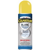 DHAZE LE COLMATEUR " BLANC " 3800420403217 COLMATE FUITE ETANCHEITE AEROSOL 250ML CARRELAGE SANITAIRE BAIN CUISINE SPRAY BRICOLAGE RENOVATION REPARER