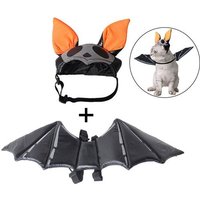 Costumes D'halloween Pour Chien, Ailes De Chauve Souris, Vampire, Noir, Mignon, Déguisement Pour Chien Et Chat, Nouvelle Collection 2019 Bo1309