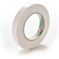 5 rouleaux de ruban adhésif Double face en mousse blanche Super forte 1.8x300cm, fournitures scolaires et de bureau