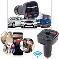 Lecteur Mp3 De Voiture Compatible Avec Bluetooth 5.0, Récepteur Fm Transmetteur, Double Usb, Chargeur De Voiture U Disk Tf, Carte, Accessoires