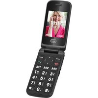 Téléphone à clapet senior Trevi Flex plus 55 Noir - Larges touches et bouton SOS