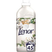 LOT DE 2 - LENOR Liquide adoucissant fleur de coton sans colorant 45 lavages - 1.035L