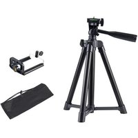 Trépied En Alliage D'aluminium De 50 Cm Avec Clip En U Et Sac De Transport Le Noir