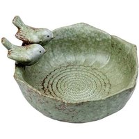 Bol D'alimentation Pour Oiseaux Créatif En Céramique, Bain D'eau Pour Oiseaux, Station D'alimentation Exquise, Décoration De Paysage De Jardin Rétro