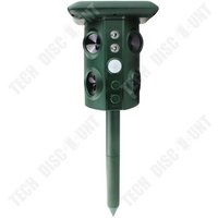 Animal Repeller Solaire Extérieure Capteur Infrarouge Led Vibration Repeller 4 Haut-Parleurs Super God Wave Souris Repeller