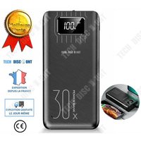 Td® Batterie Externe Chargeur Mobile Multiprise Polyvalent Transportable 30000 Mah De Charge Puissance Mobile Super Grande Capacité