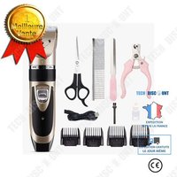 Kit Tondeuse Pour Chien Charge Rapide Sans Fil,Rasoir Pour Chien,Toilettage Professionnel Animal Silencieux Rechargeable Détachable