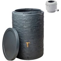 Kit cuve ARRONDO 250 L Gris graphite - Ø 65 x 93 cm