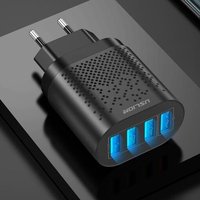 Chargeur Usb Rapide Quick Charge 3.0, Prise Murale Ue/Us, Pour Téléphone Portable, Tablette, Iphone, Samsung, Huawei, Xiaomi