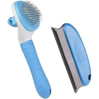 Brosse De Chat Et De Chien, Brosse De Chat Pour La Perte Et Le Toilettage Avec Des Poils Longs Ou Courts, Brosse Autonettoyante