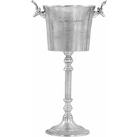 Seau À Champagne Aluminium Solide 39x29x71 Cm Argenté Dec023058