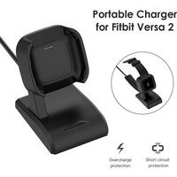 Station De Charge Rapide Usb, Légère, Accessoires De Shopping En Plein Air, Base Pour Fitbit Versa 2, Montre Intelligente