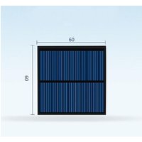 Panneau Solaire 6060, 5.5v, 80ma, 10 Pièces, Mini Système Solaire, Pour Batterie, Chargeur Téléphone Portable, Production D'électricité Nipseyteko