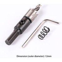 Mèches de scie à trous en acier HSS, forets en acier à grande vitesse pour percer des trous, outil d'instruments en alliage d'aluminium pour le