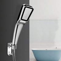 Pommeau de douche à économie d'eau pressurisé, 300 trous, ABS chromé, salle de bain, douchette à main, Booster d'eau, haute qualité