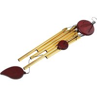 Carillons éoliens pour l'extérieur, 30 pouces, 6 Tubes en aluminium antirouille, cloche à vent en bois, carillons commémoratifs romantiques pour