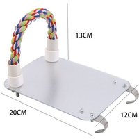 Cage Suspendue À Mordre Pour Oiseaux, Jouets Pour Perroquets, Balançoire, Corde D'escalade, Miroir, Haute Qualité, Support Pour Oiseaux, Accessoires