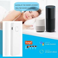 Capteur D'Ouverture De Porte/Fenêtre Intelligent, Wi-Fi, Sans Hub, Rechargeable, Pour Système Ifttt/Alexa/Google Home, 1 Ensemble