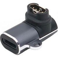 Adaptateur De Charge Type-Ios(F) Vers Garmin(M) Phonecare Compatible Avec Garmin Vivomove Style / 3 / 3s / Luxe - Gris