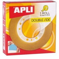 Ruban adhésif double-face transparent - 15mmx10m - Travaux manuels / Loisirs créatifs