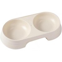 Double Bol En Pp Pour Animaux De Compagnie, Vaisselle Durable De Couleur Unie, Distributeur De Nourriture Pour Chats, Produits De Fournitures Pour
