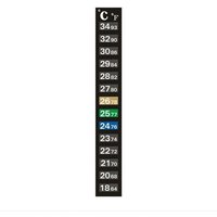 Autocollant Adhésif Double Échelle Pour Aquarium, 1 Pièce, Bande Adhésive Décolorée Pour Thermomètre, Outils De Température