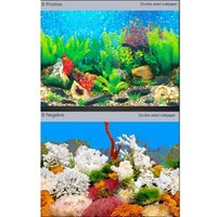 Affiche De Paysage D'aquarium, Peinture De Fond 3d, Autocollant Hd, Double Face, Plantes Océaniques, Décalcomanies De Fond, Décoration D'aquarium