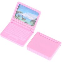 Mini Maison De Poupée Créative Moderne Pour Ordinateur Portable, Lampe De Bureau, Meubles Pour Enfants, Jouet, Poupées Accsoja